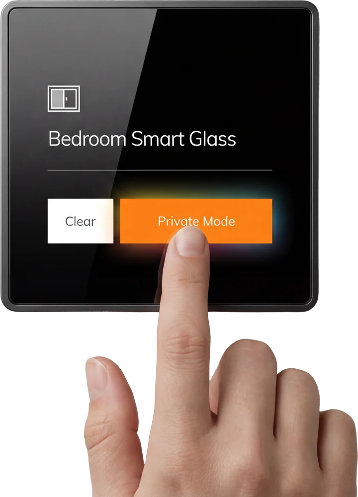 CLiC smart home controller interface mockup